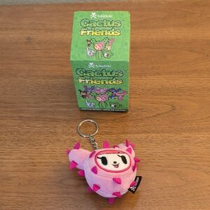 Tokidoki Cactus Friends Plush Keychain Polpettina Charm